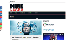 Desktop Screenshot of mini-leaks.com